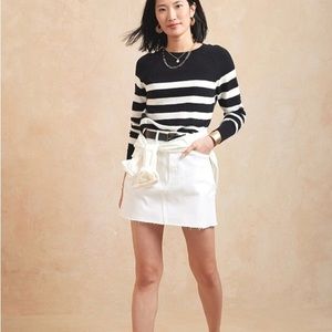 Old Navy White Denim Skirt